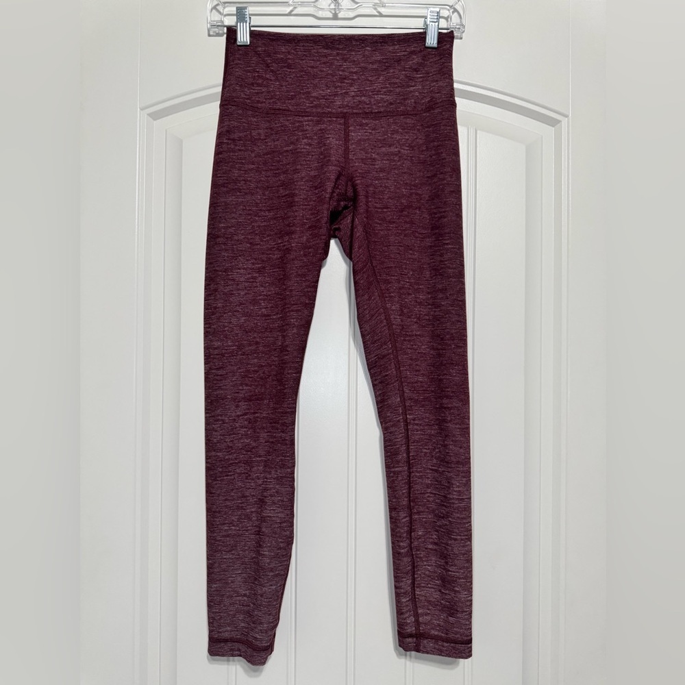 Lululemon High Times Pant in Heathered Bordeaux Drama Size 6